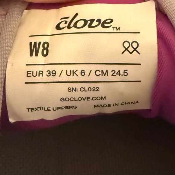 Clove Classic Women's Sneakers Work Blue Pink Purple - Picture 6 of 7